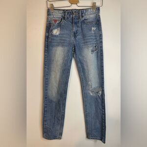 5 for $25🔥Guess Light Wash Distressed Jeans Boys Size 12